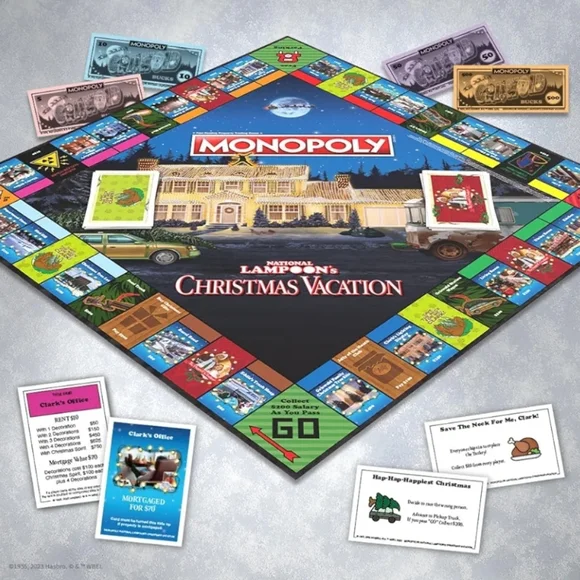 NWT Christmas Vacation Monopoly Game - Picture 3 of 9